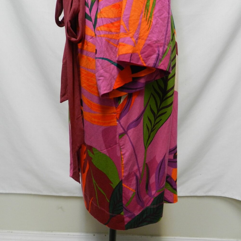 SOMA Cool Nights Rayon Robe Pockets Colorful Size Sz Small Medium Sm Md S M - Picture 9 of 16